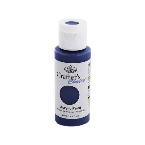 Farba akrylowa R&L Crafter's Choice 59ml, Niebieska ciemna/Ultramarine